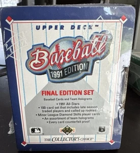 1991 Upper Deck Baseball Edición Final Sellada de Fábrica 100 Cartas - Imagen 1 de 2
