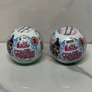 Lot Of 2 LOL Surprise Mini Color Change Series 2 Mystery Ball New Factory Sealed - Picture 1 of 4