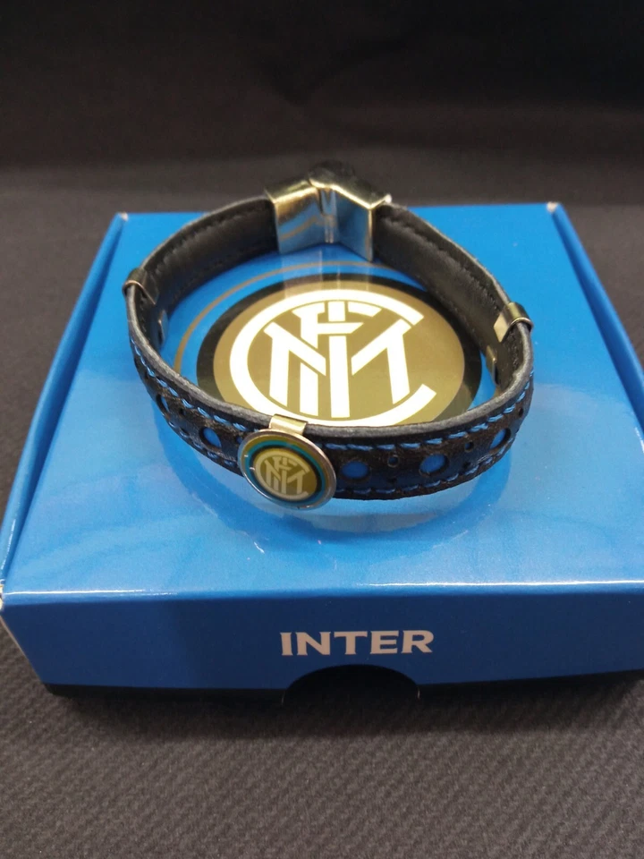 Bracciale Inter Ufficiale in Cuoio ✅ - Immagine 1 di 1