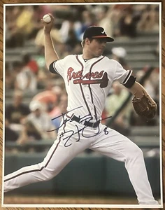 Jason Hursh SIGNED Atlanta Braves 11x14 color photo - 2013 1st Rd Pick - OK St. - Picture 1 of 1