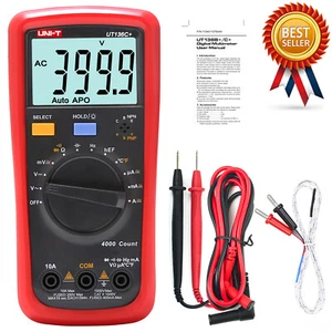 A●UNI-T UT136C+ Multimeter Digital multimeter tester AC DC Voltmeter Ammeter - Zdjęcie 1 z 8