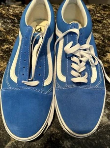 Vans Old Skool Blue/white Mens Sz 10 NIB - Picture 1 of 5
