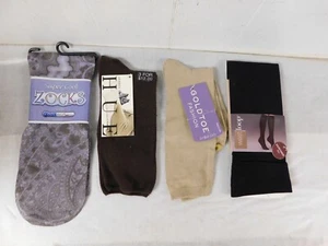 Women's Trouser Socks 4 Pair NEW with Tags - Picture 1 of 9