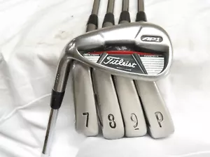 Used LH Titleist 710 AP1 Iron Set 7-P,W Dynamic Gold S300 Stiff Flex Steel - Picture 1 of 9