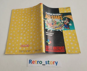 Super Nintendo SNES - Super Mario All Stars - Notice / Instruction Manual - FAH - Picture 1 of 1