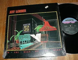 JEFF LORBER Orig 1984 "In The Heat Of The Night" LP SHRINK NM - Foto 1 di 1