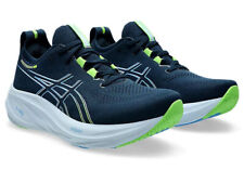 ASICS GEL-NIMBUS 26 "EXTRA WIDE" 1011B796 400 French Blue Electric Lime Running