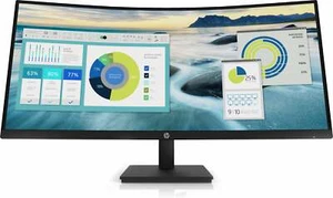 HP P34hc G4 34" WQHD USB-C Curved Monitor, 21:9, 5MS, 5M:1-Contrast -21Y56AA#ABA - Picture 1 of 6