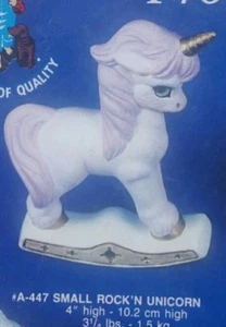 Giessform Keramik A-447 Einhorn 10 cm h schaukelnd.   - Bild 1 von 3