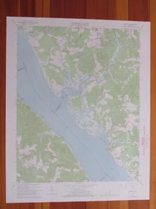Gressitt Virginia 1973 Original Vintage USGS Topo Karte - Bild 1 von 1