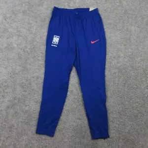 Nike Sweatpants Mens Medium Blue Soccer Pants Football Asia-Fit FJ2289-418 Korea - Picture 1 of 15