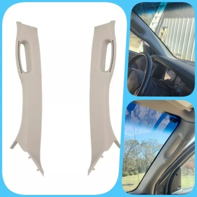 For Dodge Ram 2002-2010 Pair Set Pull Grab Handle A Pillar Windshield Post Trim - Image 1 of 4