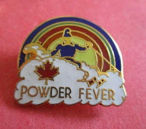 Powder Fever Ski Canada Lapel Pin - Picture 1 of 1