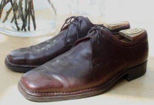 BALLY Barone Mens Formal Brown Leather Laceup Shoes size UK 9 EU 43 US 10 E - Picture 1 of 8