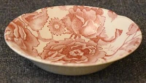 LOVELY VINT JOHNSON BROS ENGLISH CHIPPENDALE RED FLORAL FRUIT BERRY BOWL HAVE 7 - Picture 1 of 4