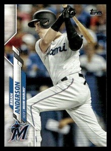 2020  Topps #41 Brian Anderson Miami Marlins Baseball card