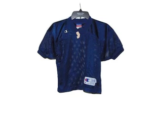 Champion Blue Football Half Jersey Small Boys - Picture 1 of 2