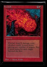 Mrm english fireball mtg magic beta