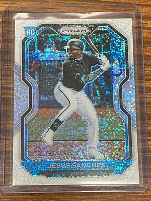2021 Panini Prizm JESUS SANCHEZ  TIER II ROOKIE WHITE SPARKLE PRIZM SSP MIAMI - Image 1 of 2