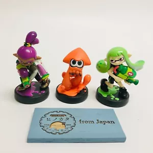 Amiibo Alt Color Splatoon Inkling Green Girl Orange Squid Purple Boy Nintendo - Picture 1 of 14