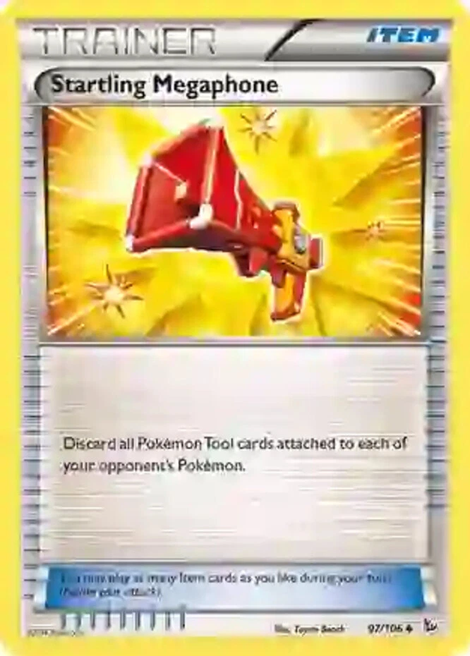 Pokemon - Startling Megaphone - 97/106 - Uncommon - Reverse Holo - XY - Flashfir - Image 1 of 1