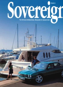 Brochure Jaguar Sovereign Magazine numero 21 UK Market XJ Series V8 XJR gratis - Foto 1 di 19