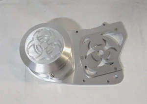 CUBIERTA DE ESTATOR YAMAHA BANSHEE 3 PIEZAS - BIO / MFG POR MATTOON MACHINE - Imagen 1 de 2