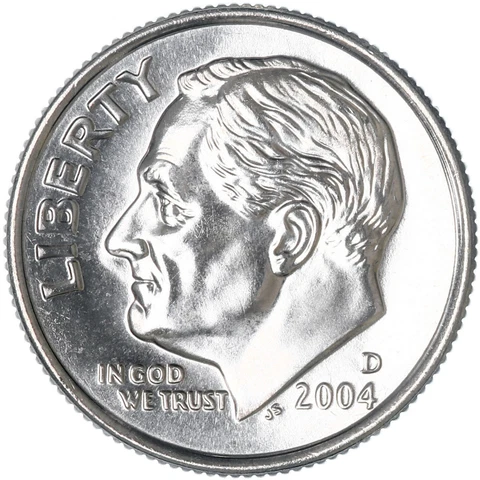 2004 D Roosevelt Dime Choice BU US Coin Cover