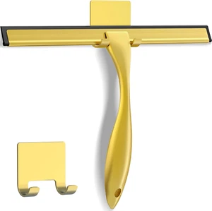All-Purpose Stainless Steel Shower Squeegee for Shower Glass Door with Adhesive - Picture 1 of 7