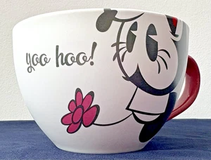 Disney Store Minnie Mouse Large Cappuccino Mug ~ Rare ~ Collectable - Foto 1 di 6