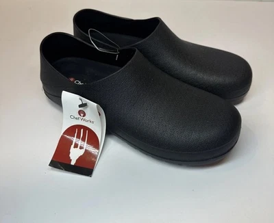 NEW Chef Works Clog Shoes Non-Slip Oil/Waterproof Kitchen Safety Women 10 Men 8 - Image 1 of 4