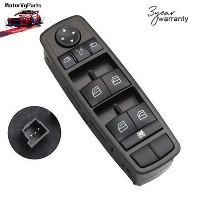 For Mercedes-Benz ML350 GL350 R350 2518300290 Master Power Window Control Switch - Image 1 of 4