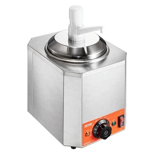 Dispensador de queso eléctrico 2,3 cuartos de galón de acero inoxidable calentador de caramelo bomba térmica 86- - Imagen 1 de 7