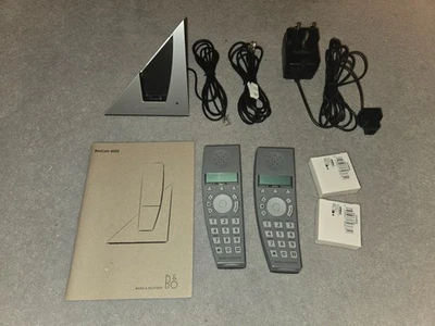 Bang & Olufsen Beocom 6000 - 2 Mobilteile, Pyramide PSTN Basis/Ladegerät komplett getestet - Bild 1 von 4