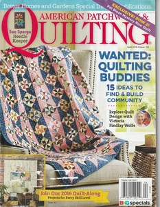 American Patchwork & Quilting Magazine, April 2016, Issue 139 - Bild 1 von 11