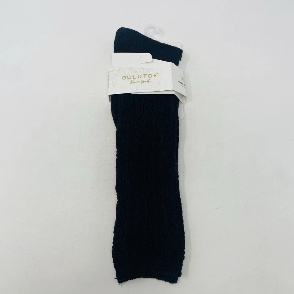 Gold Toe 女式鞋 6-9 码 1 双男友懒人靴袜黑色 2025 — 第 1/4 张图片