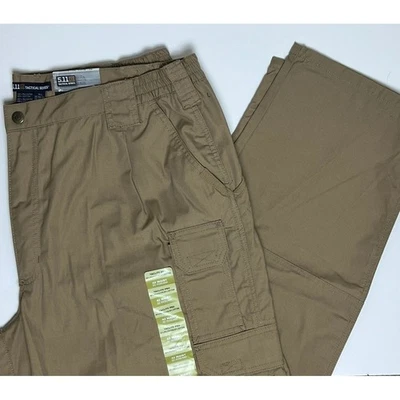 Pantalones cargo 5.11 Tactical Series para hombre color tostado 42x32 Taclite Pro trabajo al aire libre Ripstop Foto 1 de 4