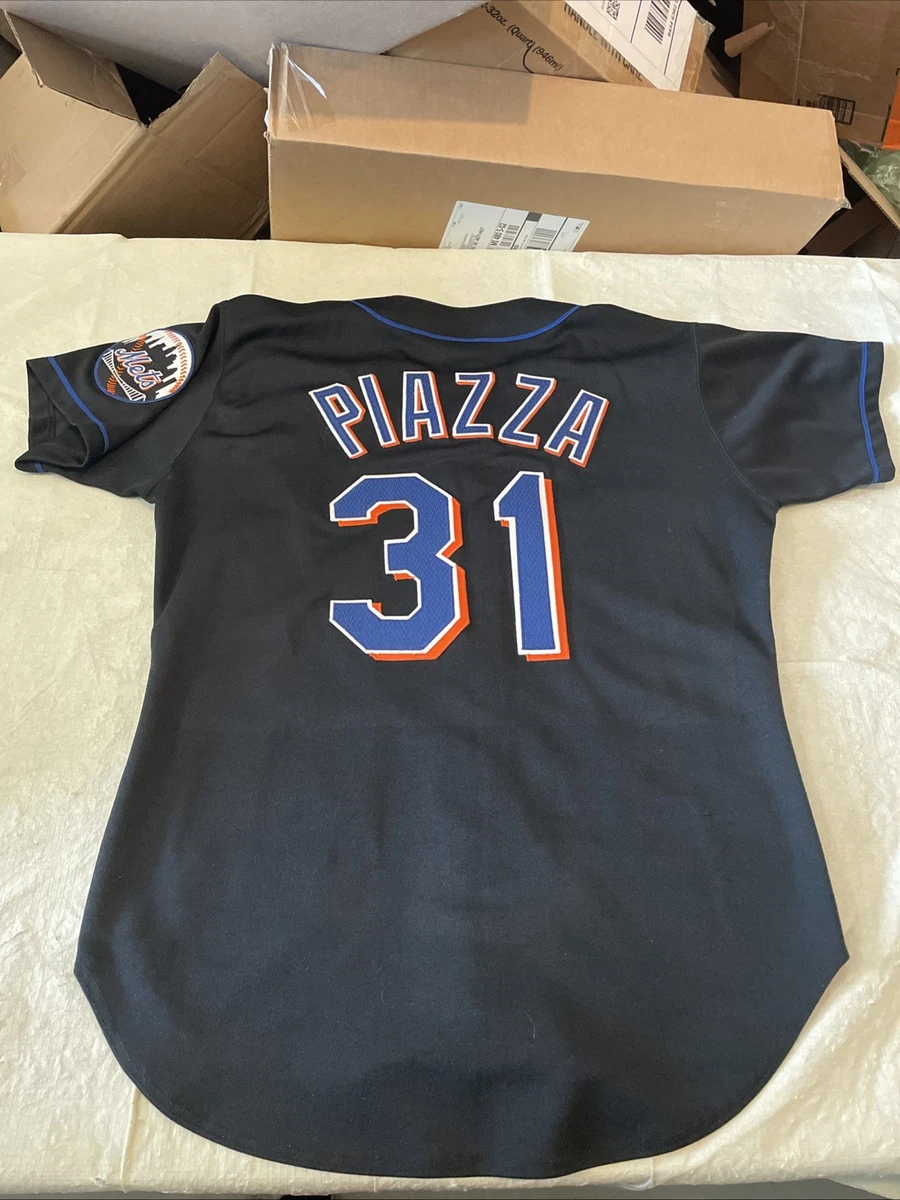 MLB ニューヨークメッツ PIAZZA ユニフォーム 44(L) Authentic Mike Piazza Diamond NY Mets Jersey Clean Mens 44 Sewn