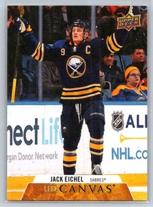 2020-21 Upper Deck #C130 Jack Eichel UD Canvas - Bild 1 von 2