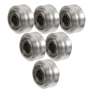 6 Pcs Fixed Pulley Accessories Bearing Guide Wheel Printer Plastic Pulleys - Afbeelding 1 van 12
