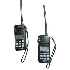  Icom IC-M36 Floating Submersible 2 Marine Transceivers No Chargers! Untested.  - Picture 1 of 8