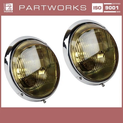 2x Faros para PORSCHE 911 F/G SC 930 964 AMARILLO L+R Foto 1 de 4