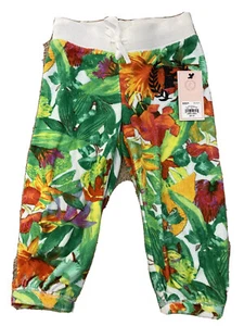Juicy Couture Girls Tropical Rainbow Capri Pants & Blue Shorts Size XS (5-6) - Picture 1 of 2