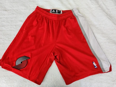 Portland Trail Blazers NBA Adidas Rev 30 Authentic Team Issued Shorts ( XL+2" ) Cover