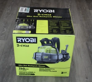 RYOBI Soffiatore foglie a gas a zaino 38cc 2 tempi (RY38BPVNM) - NUOVO - SIGILLATO - Foto 1 di 2