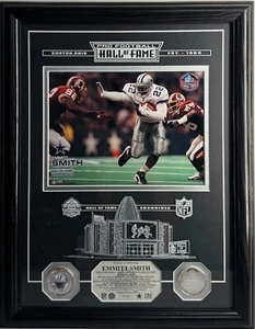 Emmitt Smith Hall of Fame Induction Framed Pic Cowboys Dallas Private Collection - Picture 1 of 2
