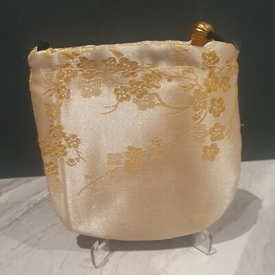 Portefeuille porte-monnaie en tissu de style chinois porte-étui accessoire neuf sans étiquettes - Photo 1/4