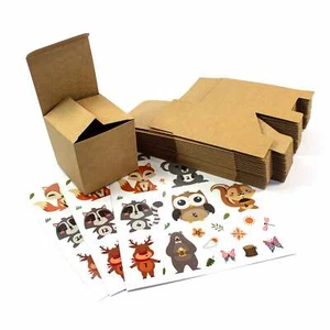 Adventskalender zum Befüllen "Boxen mit Tierbildaufklebern" DIY - Bild 1 von 5