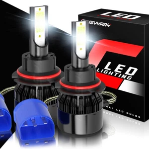 9007 HB5 CSP LED Headlight Bulbs Conversion Kit High Low Beam 6000K Super White - Foto 1 di 13