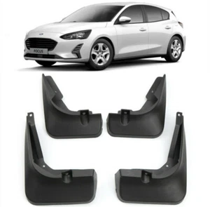Genuine Splash Guards Mud Flaps For 2018-2024 Ford Focus MK4 Hatchback / Saloon - Picture 1 of 9